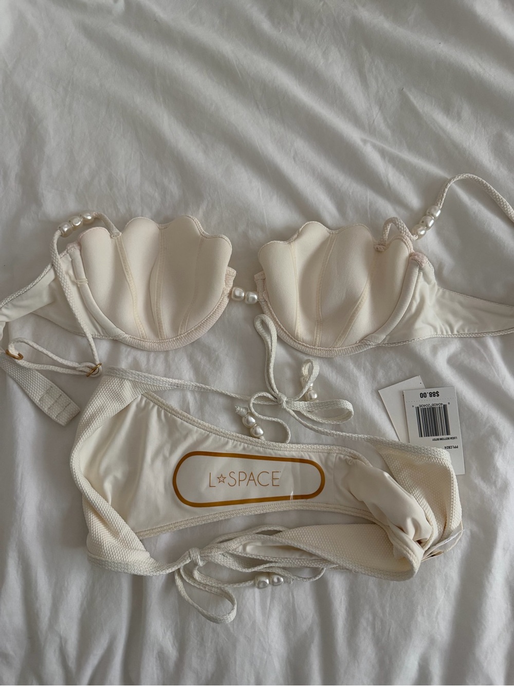 LSPACE Seashell Bikini in Cream - Picture 11 of 11